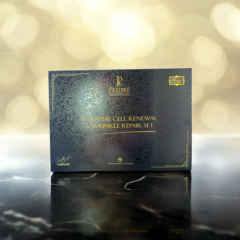 Predire Paris Essential Cell Renewal & Wrinkle Repair Set - Black